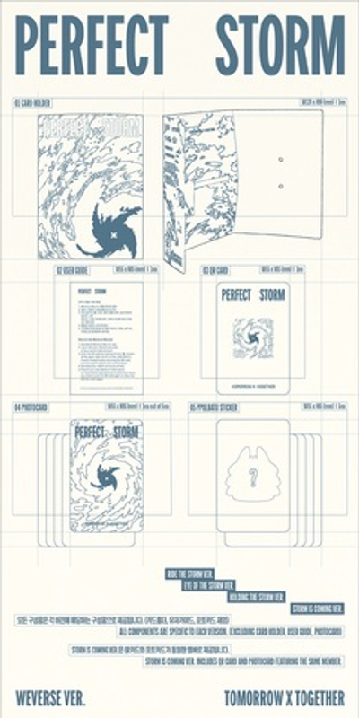 Альбом TXT - PERFECT STORM (Weverse Albums ver.)