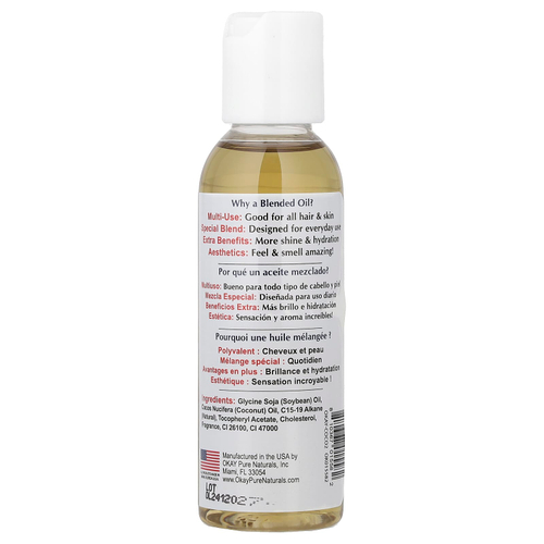 Okay Pure Naturals, Смешанное кокосовое масло, 59 мл (2 жидк. унц.)