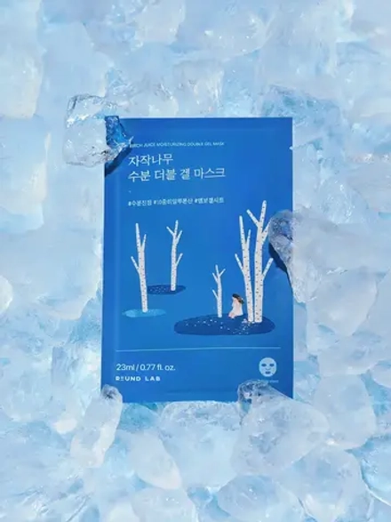Round Lab Увлажняющая гелевая маска с березовым соком Birch Juice Moisturizing Double Gel Mask 23 мл