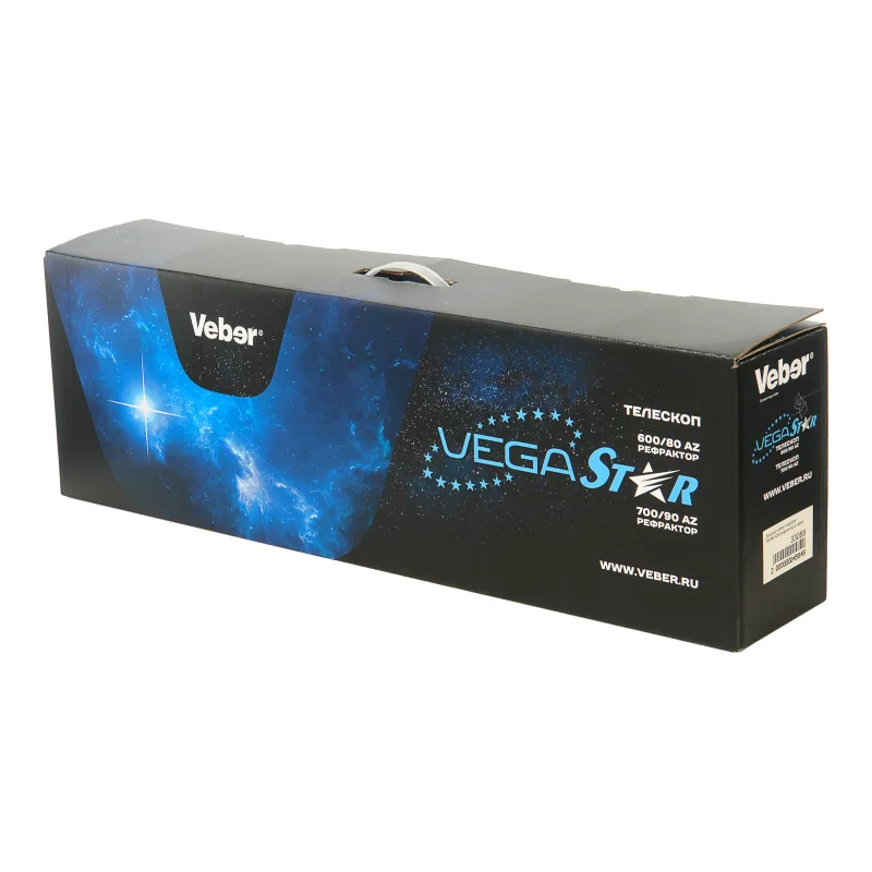 Телескоп Veber VegaStar 700/90 AZ4 рефрактор в сумке - фирменная упаковка