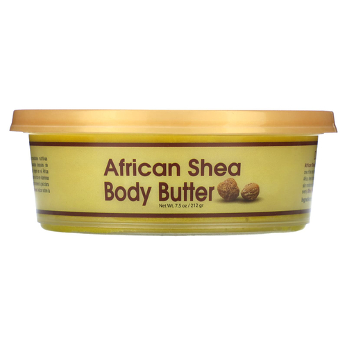 Okay Pure Naturals, Масло для тела африканского ши, для кожи и волос, 212 г (7,5 унции)