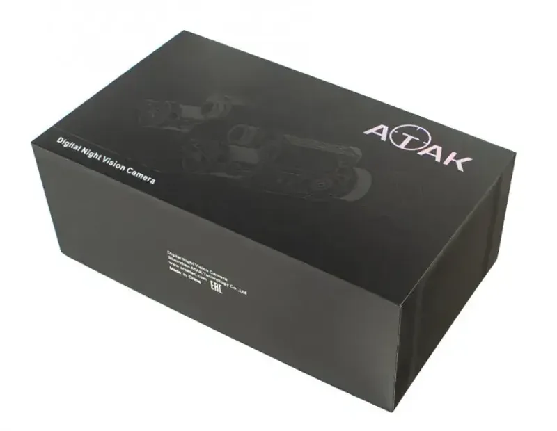 Цифровой прицел ночного видения ATAK ES3-LRF PRO (70-940) с дальномером - упаковка черного цвета