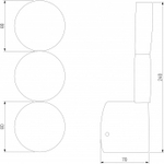 Накладной светильник Elektrostandard Brioni a064596