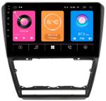 Магнитола для Skoda Octavia A5 2004-2013 (рамка черная матовая) - GT10-1217 на Android 10