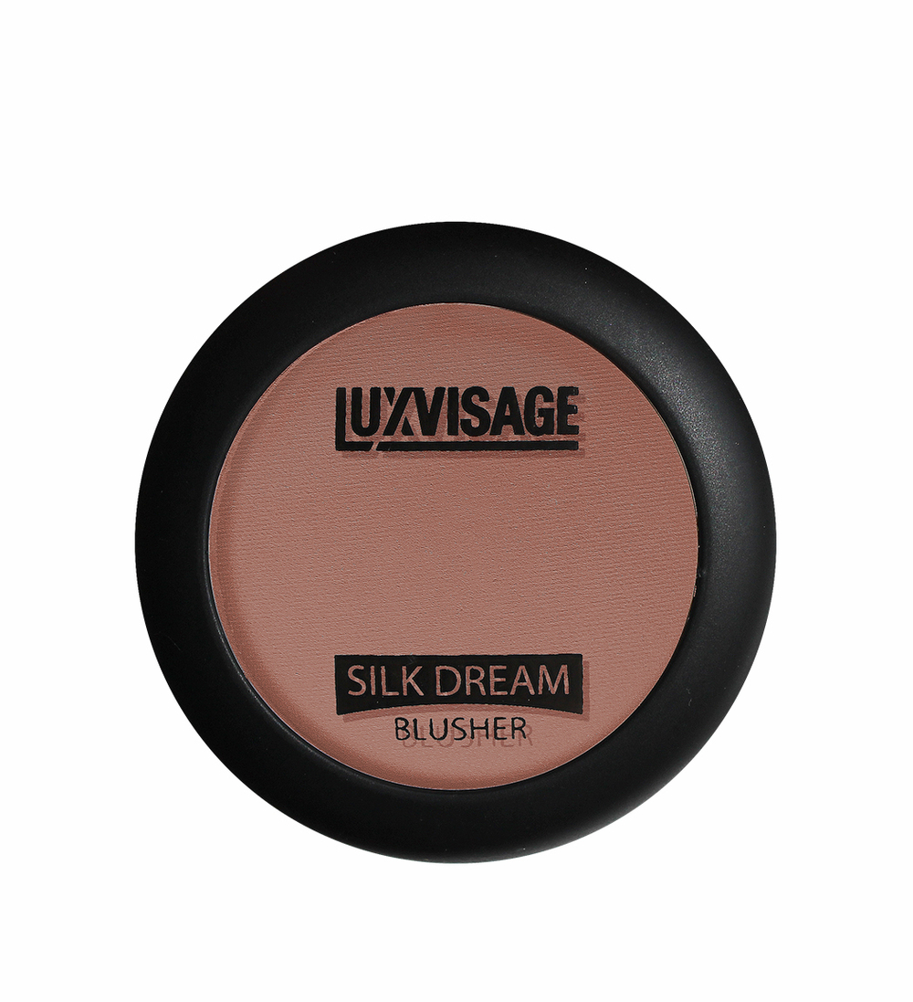 LUX VISAGE Румяна компактные "SILK DREAM" тон 05 ТЕРРАКОТ