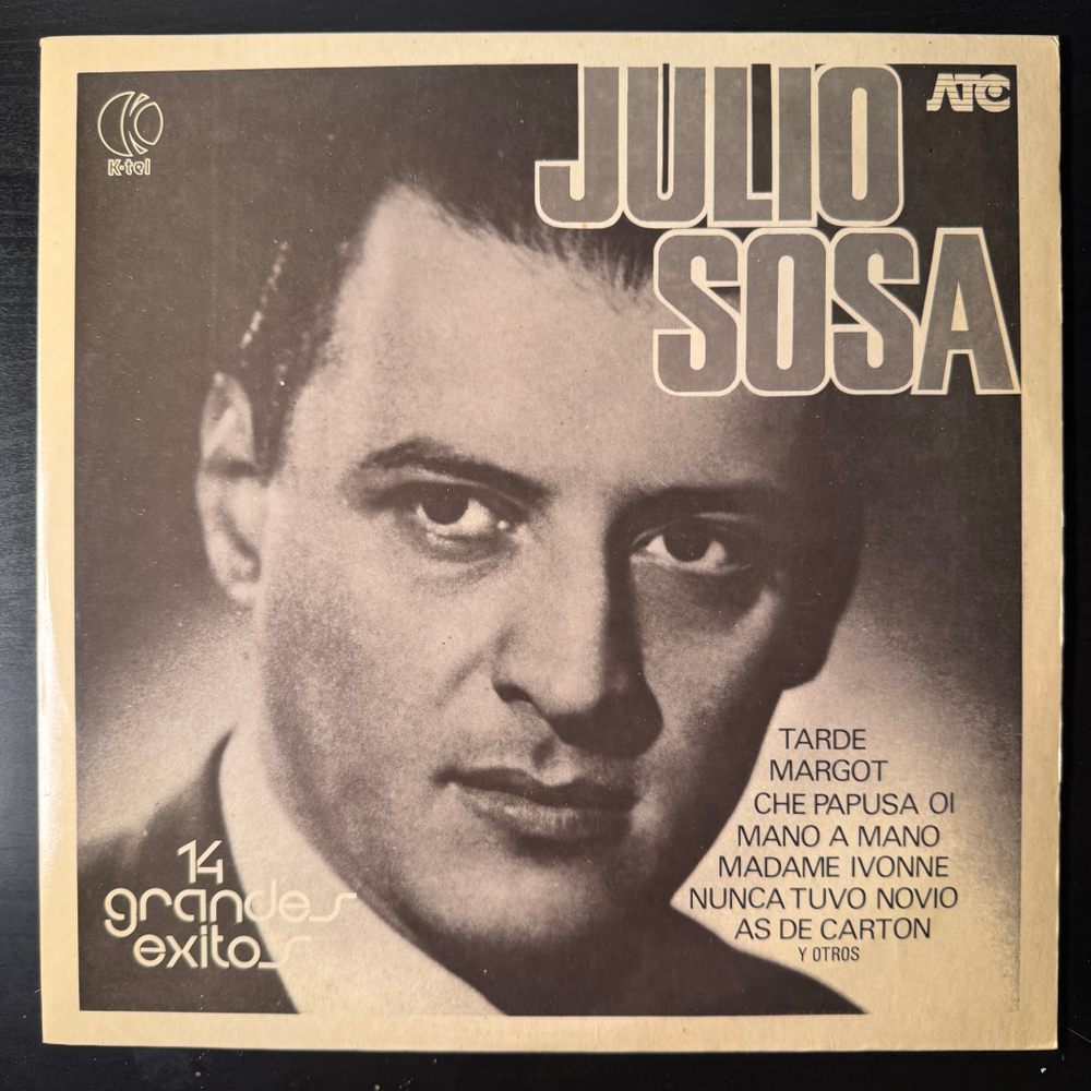 Julio Sosa ‎– 14 Grandes Éxitos (Аргентина 1981г.)