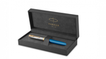 Перьевая ручка Parker 51 Premium Turquoise GT перо; M/F, чернила: Black,Blue, в подарочной упаковке.
