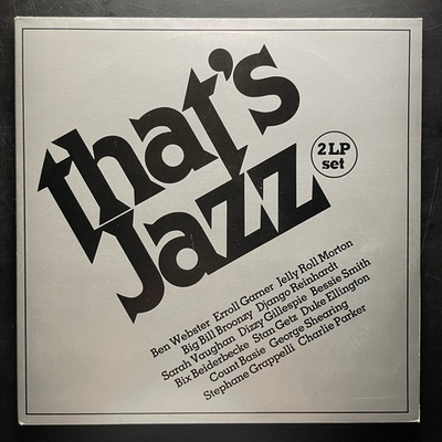 Сборник That's Jazz 1 2LP (Голландия 1981г.)