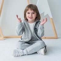 Костюм вязаный флис "Серый меланж"