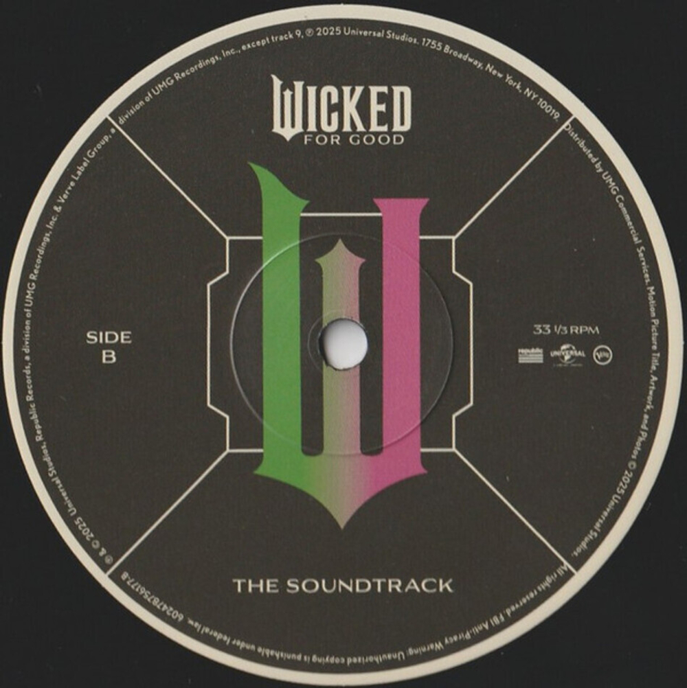 Soundtrack / Wicked: For Good (The Soundtrack)(2LP)