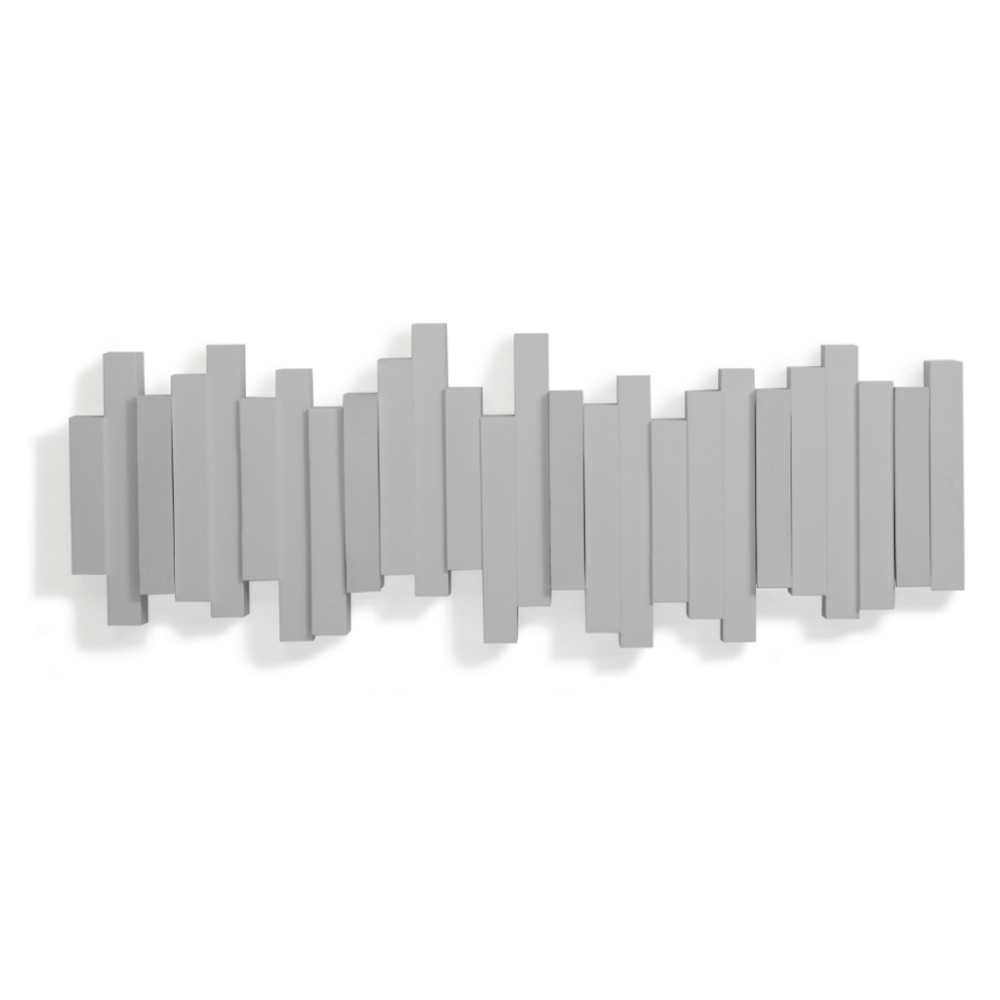 Настенная вешалка Sticks серая