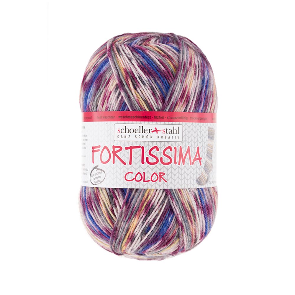 Пряжа Austermann (Аустерманн) Fortissima Socka 4-fach color / уп.5 мот. по 100 г, 420м, осенние листья Пряжа Austermann (Аустерманн) Fortissima Socka 4-fach color / уп.5 мот. по 100 г, 420м, осенние листья