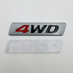 Эмблема (шильдик) 4WD 85х20мм металл хром 1шт