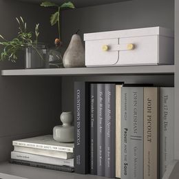 Коробка с отделениями IKEA SPINNROCK (СПИННРОКК), Белый, 32x25x10 см