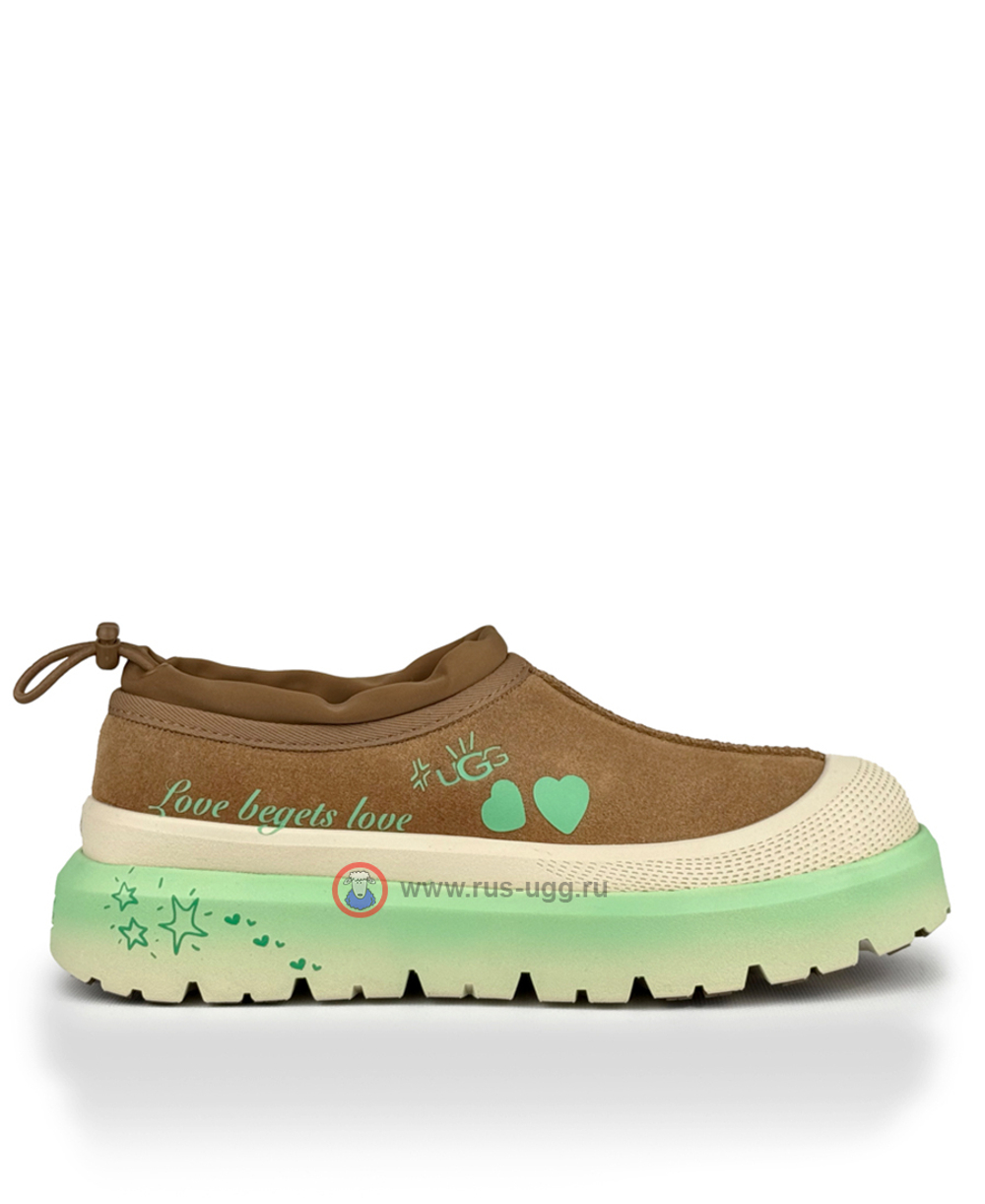 UGG TASMAN WEATHER HYBRID SLIPPER Chestnut/White A-13