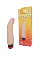 Реалистичный вибратор из кибер-кожи Onjoy Vibrating Cock Vibe Tower (Цвет: телесный)