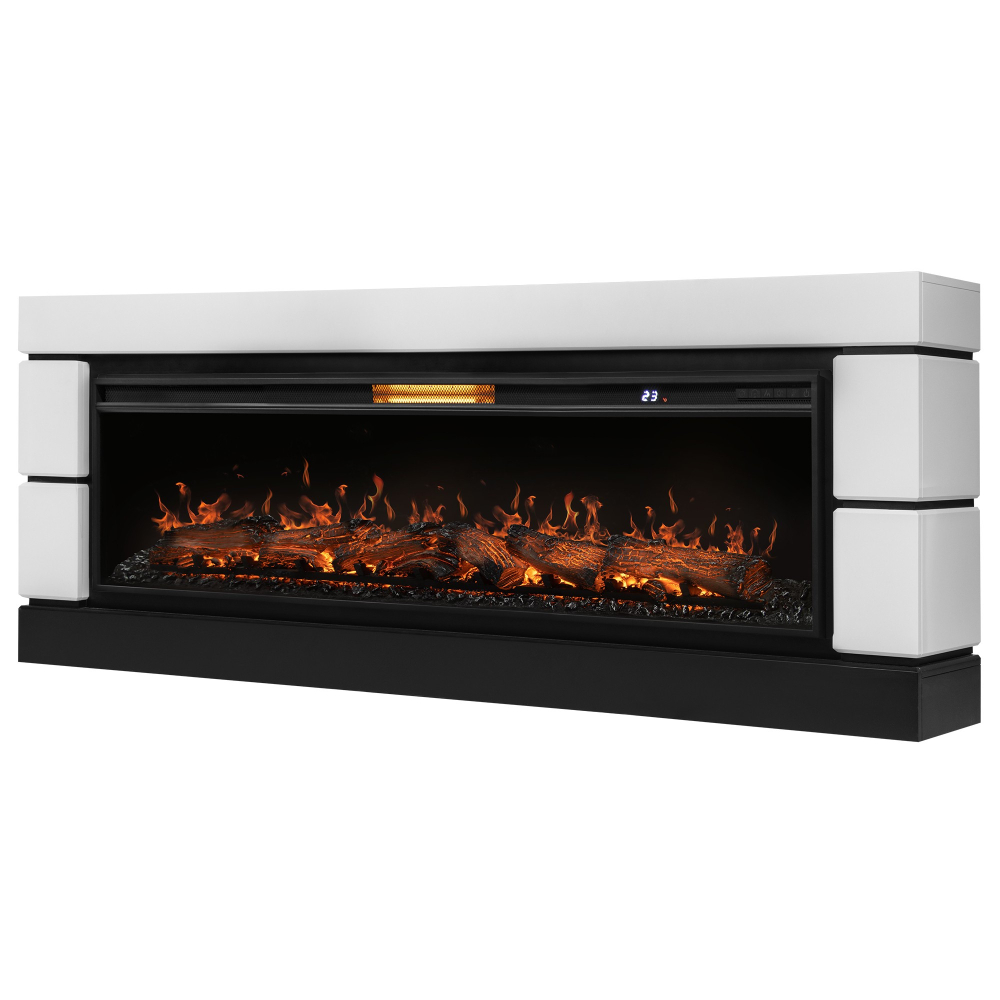 Каминокомплект: Очаг Royal Thermo Aurora RTFP/P-AR60LS, портал Moderno 60, белый НС-1721307