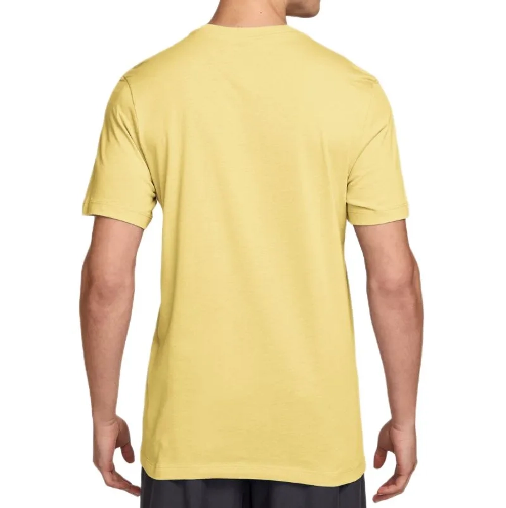 Мужская теннисная футболка Nike Sportswear Graphic Palm Tree - soft yellow