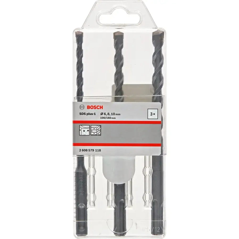Набор буров SDS-plus-1, 3 шт. BOSCH 2608579118