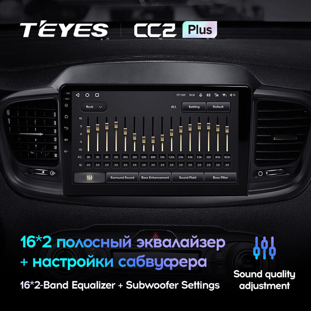 Teyes CC2 Plus 10,2" для KIA Sorento 3 2014-2017