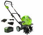 Аккумуляторный культиватор Greenworks G40TLK6, 40v, АКБ 5 А·ч и ЗУ