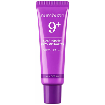 Солнцезащитная эссенция с пептидами numbuzin No.9 NAD+ Peptides Dewy Sun Essence SPF50+ PA+++,50ml