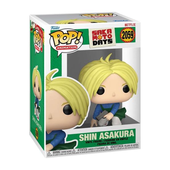 Фигурка Funko POP! Animation Sakamoto Days Shin Asakura (2059) 86689 — упаковка