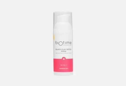 BIOTIME FOR HOME CARE МАСКА-ДЕТОКС С ЧЕРНОЙ ГЛИНОЙ, 50мл.