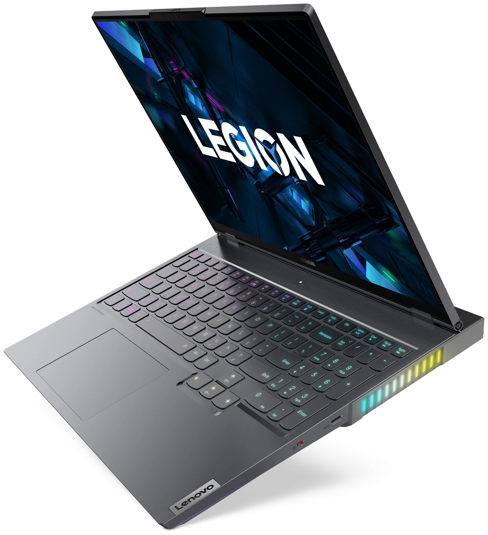 Ноутбук игровой Lenovo Legion 7 16ITHg6 (82K60076RK) 16"/Intel Core i7 11800H /RAM 32 GB/SSD 1TB/Nvidia RTX3080 16GB/2560x1600/IPS 165Hz/DOS/Подсветка кл-ры: RGB/темно-серый. Состояние: B1