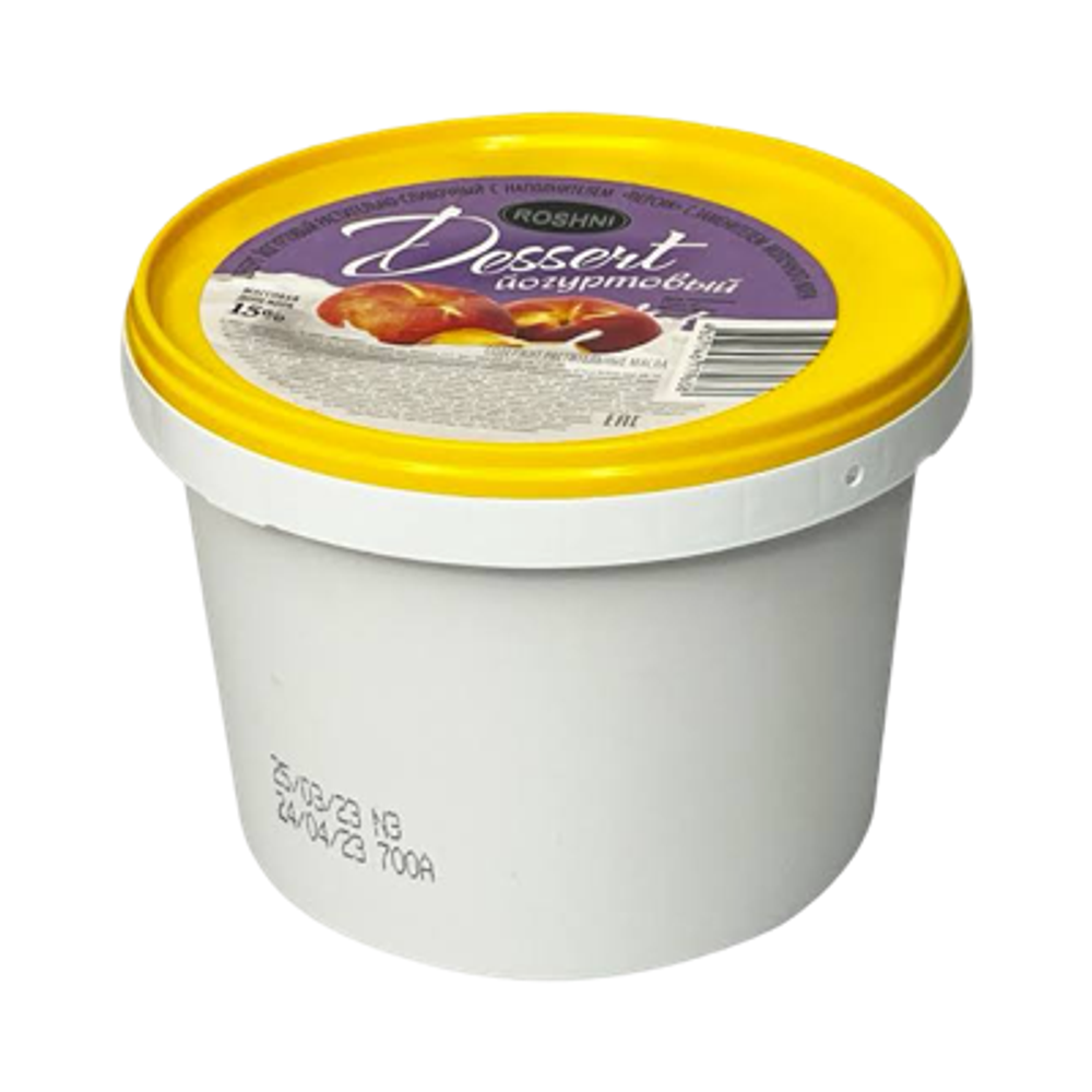 Йогуртовое лакомство Roshni со вкусом Персика раст-слив. 15% 0,7кг