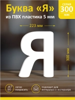 Буквы из пластика на стену