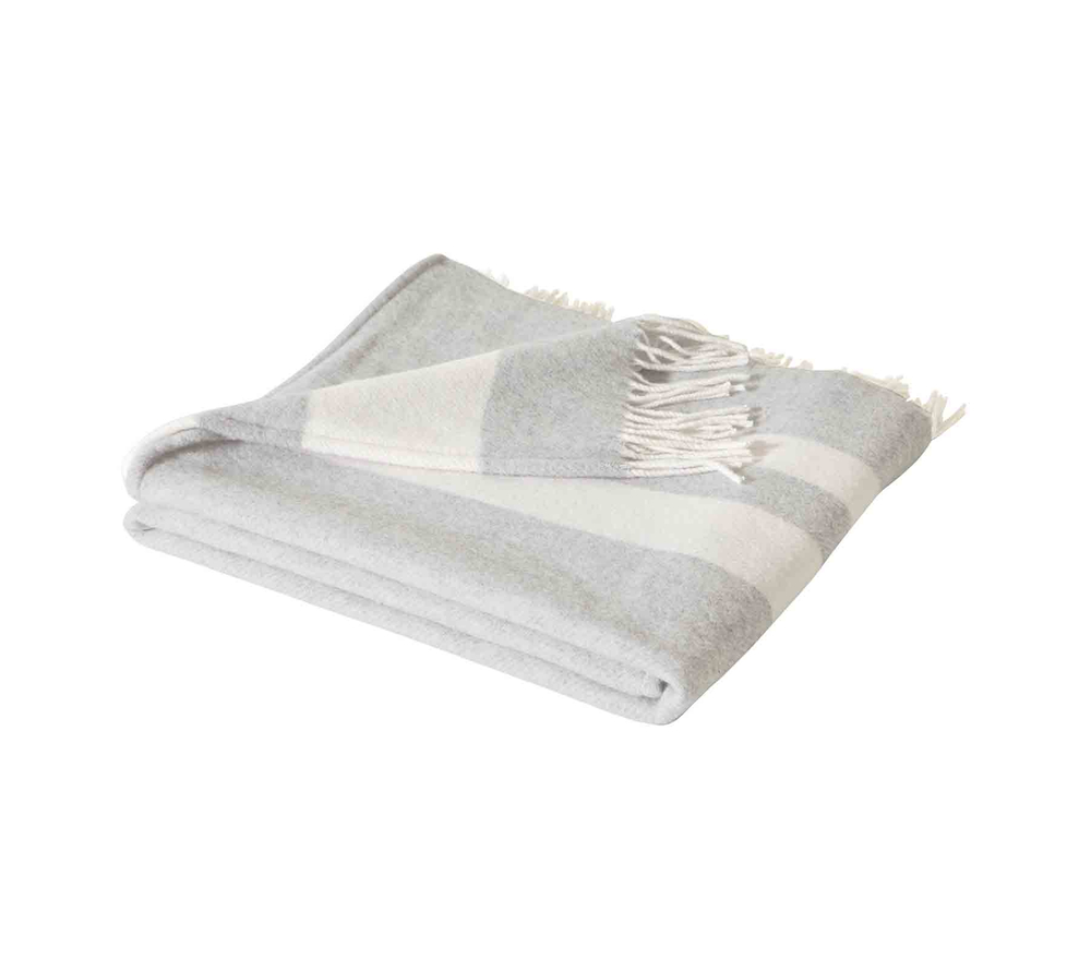 Плед Без коллекции Blanc des Vosges 130x170 Серый