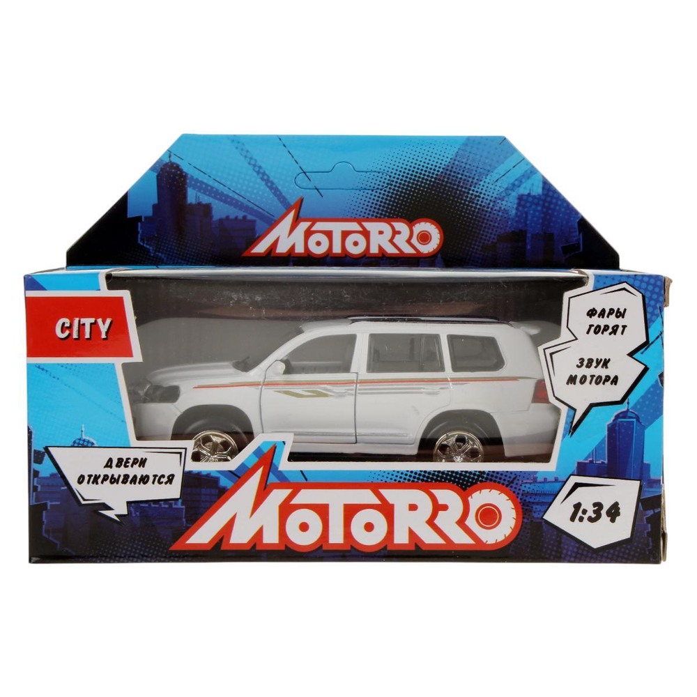 Машина металл., 1:34, Motorro, откр. двери, свет/звук 200618930