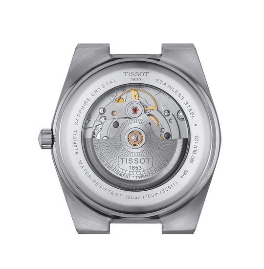 Tissot T137.407.11.091.00 мужские механические часы на браслете зад