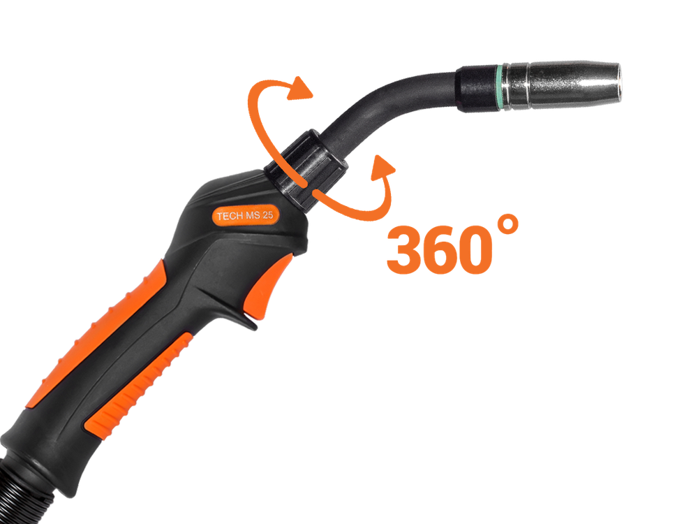 Горелка сварочная СВАРОГ TECH MS 25 RH , 5М, ICT2795-SK001