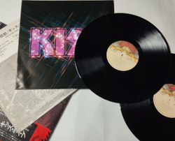 Винтажная виниловая пластинка LP Kiss Alive (Japan 1976) (Obi) Black Diamond