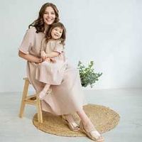 Платье муслиновое "Экрю" женское