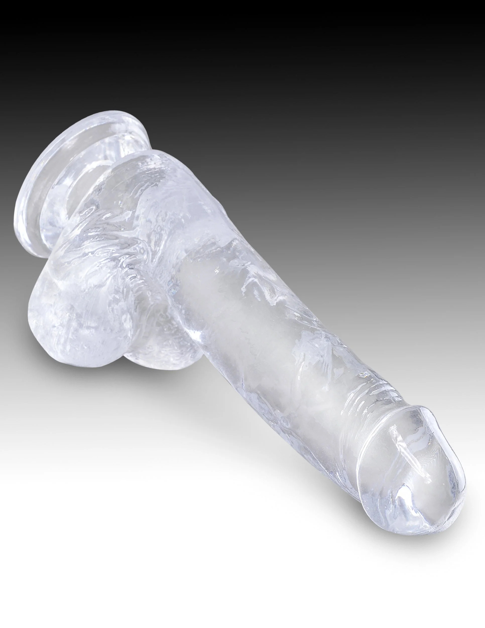 Фаллоимитатор King Cock Clear 6" Cock with Balls Pipedream 575220PD