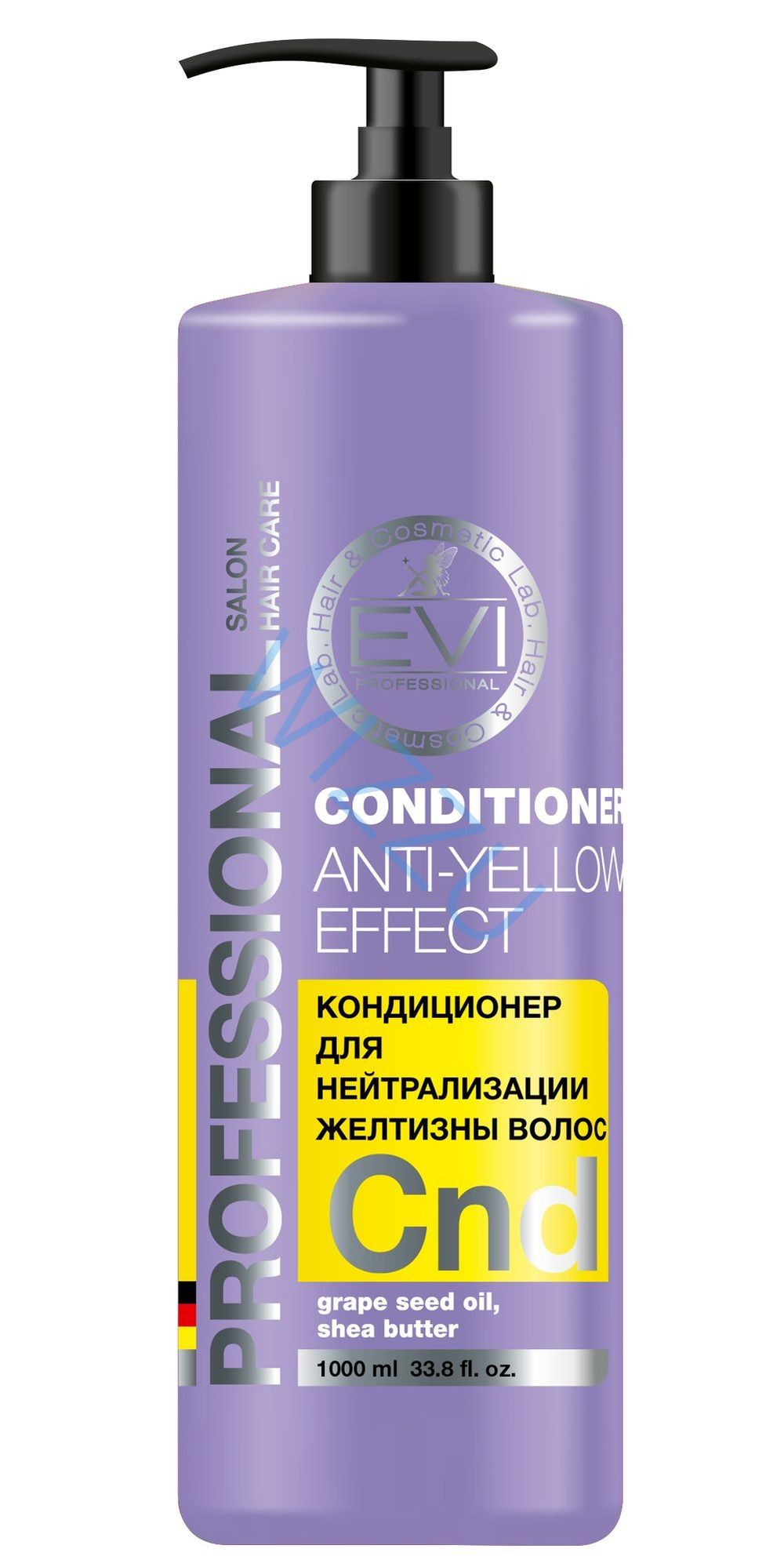Кондиционер Серебристый EVI Professional 1000мл д/нейтрализ желтизны волос