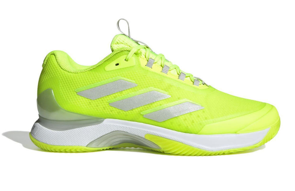 Женские теннисные кроссовки Adidas Avacourt 2 Clay - lucid lemon/zero metalic/cloud white