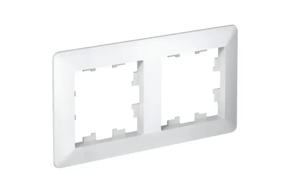 Рамка Systeme Electric ATLASDESIGN AIR 2-постовая белая 40594