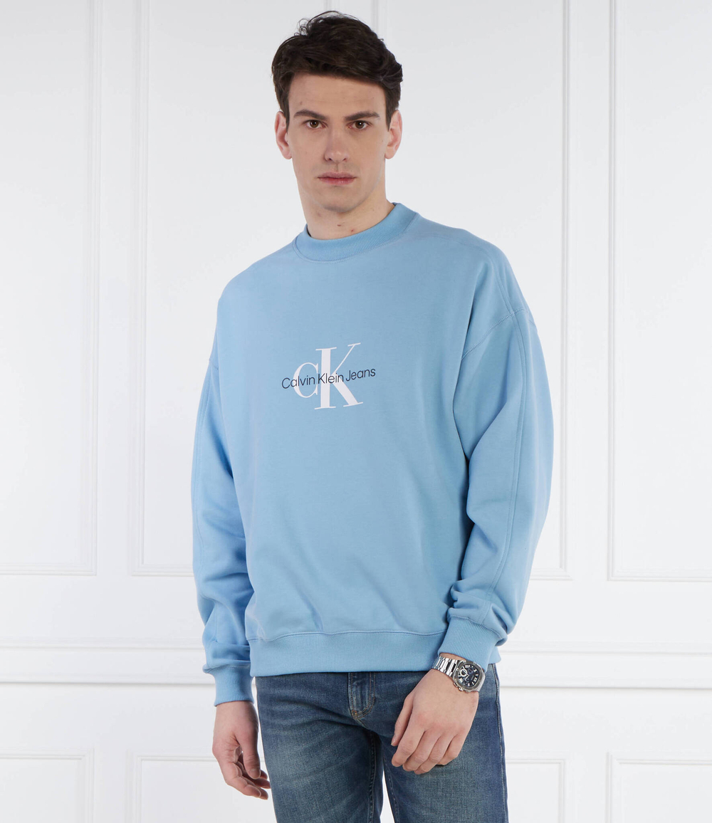 Худы ARCHIVAL MONOLOGO CALVIN KLEIN JEANS - голубой(J30J325426)