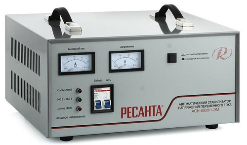 Стабилизатор напряжения "Ресанта"  АСН 8000/1-ЭМ (распродажа)