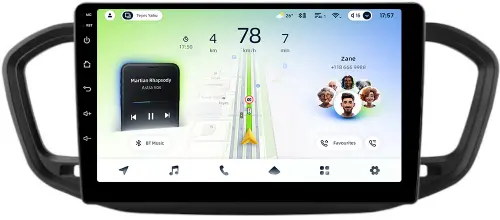 Магнитола для Lada Vesta NG 2023+ (без ШГУ) - Teyes CC4L-DTS монитор 10.1" IPS, Android 14, Быстрая, Snapdragon 662, CarPlay, 4G SIM-слот