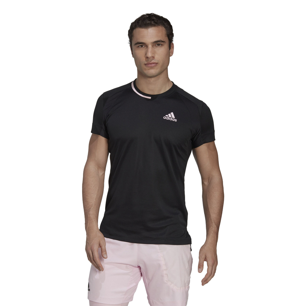 Мужское теннисное поло adidas US Series T-Shirt Men - Black