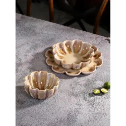 Салатник 450 мл d 14 см h7 см емкость для закусок Pearl Shell Frutti di Mare P.L. [6]