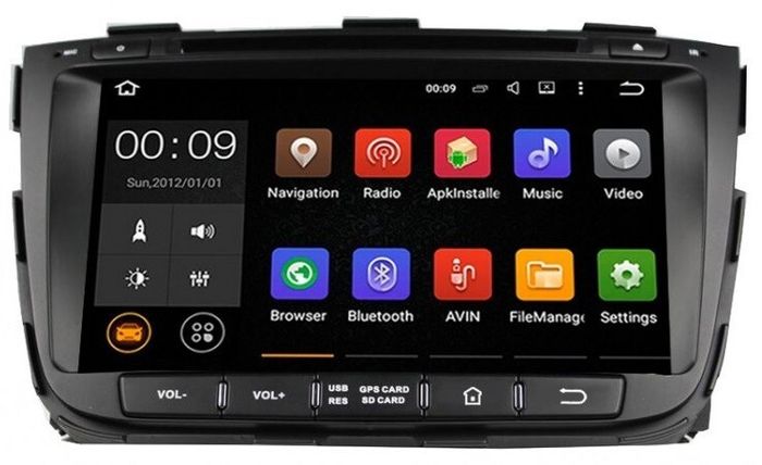 Магнитола для KIA Sorento 2012-2020 (экран климата снизу) - Airok RX-2301D Android 13, Быстрая, Carplay, 4G SIM-слот