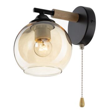 Бра с выключателем 1*Е27 CL133411 чёрный Tika Citilux