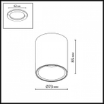 Накладной светильник Odeon Light HIGHTECH 7137/12CL