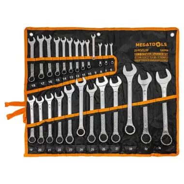 Набор ключей комбинированных 25пр. MEGATOOLS MT-5261P36